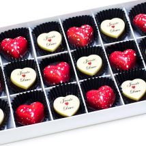 Printed Chocolate Hearts